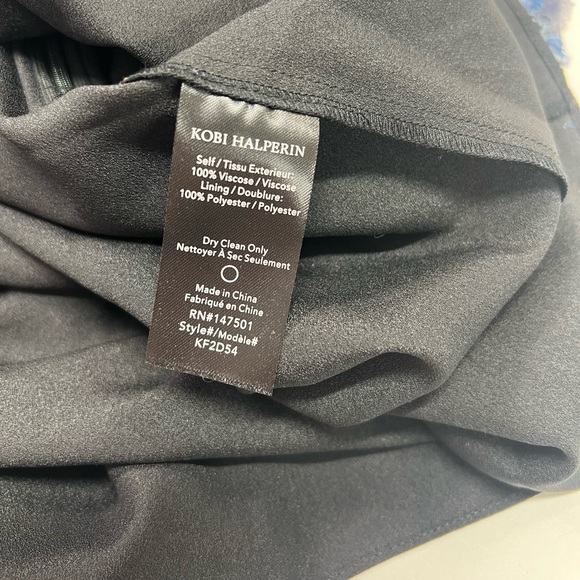 Kobi Halperin Emilee Patchwork Print Dress in Midnight Blue New With Tags Small - Picture 10 of 13